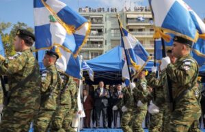 Α. Τζιτζικώστας από τη στρατιωτική παρέλαση της Θεσσαλονίκης