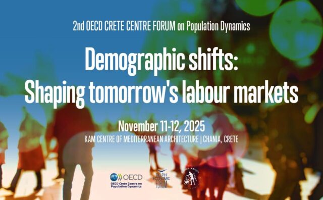 2ο Ετήσιο Συνέδριο του Κέντρου Κρήτης του ΟΟΣΑ για τη Δυναμική των Πληθυσμών: Διαμορφώνοντας τις αγορές εργασίας του μέλλοντος