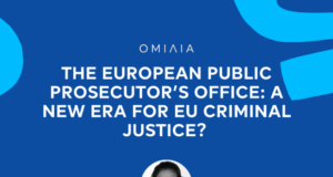 Ομιλία «The European Public Prosecutor’s Office: a New Era for EU Criminal Justice?» στο Γραφείο του ΕΚ στην Ελλάδα