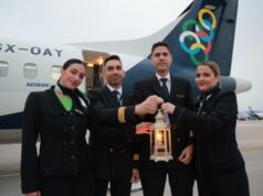Η AEGEAN και η Olympic Air μετέφεραν το Άγιο Φως στην ελληνική επικράτεια