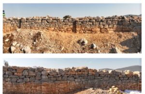 ΥΠΠΟ: Αποκαταστάθηκαν η Νότια Πύλη της μυκηναϊκής ακρόπολης του Γλα και μέρος του κυκλώπειου τείχους της