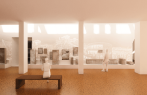 Φωτορεαλιστική απεικόνιση. Ενότητα «Πανόραμα» στη Στοά (ΕΠ)