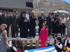 Η Υφυπουργός Τουρισμού Άννα Καραμανλή στην Κάσο για την 202η Επέτειο του Ολοκαυτώματος της Ηρωικής Νήσου