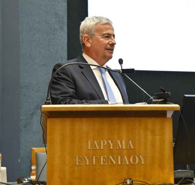 IE CERN 11 κ. Λεωνίδας Δημητριάδης Ευγενίδης, Πρόεδρος του Ιδρύματος Ευγενίδου