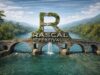Εικαστικό του Rascal Festival με το λογότυπο πάνω σε πέτρινο γεφύρι και ποτάμι στην Άρτα