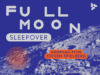 Αφίσα της εκδήλωσης Full Moon Sleepover με αφιέρωμα στον Steven Spielberg στο Πάρκο Σταύρος Νιάρχος.