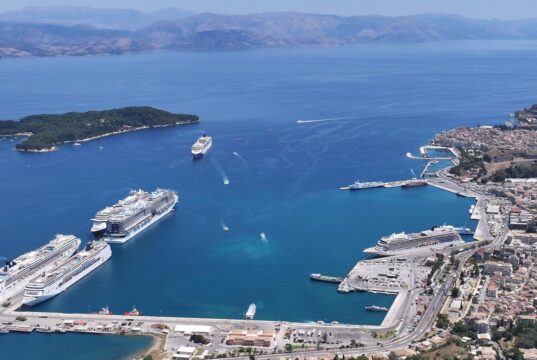 Κρουαζιέρα: +17,3% οι επιβάτες στην Κέρκυρα στο επτάμηνο 2026
