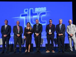 Corfu Port: cruise passengers up 20.1% in nine months of 2026 Panelists and moderator pose on stage in front of the ITC 2026 logo at the 9th Infrastructure and Transport Conference in Athens.