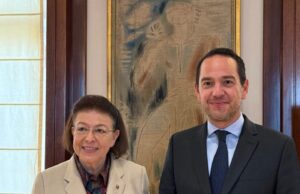 Λίνα Μενδώνη: Συνάντηση εργασίας με τον Πρέσβη της Γαλλίας Nicolas Kassianides